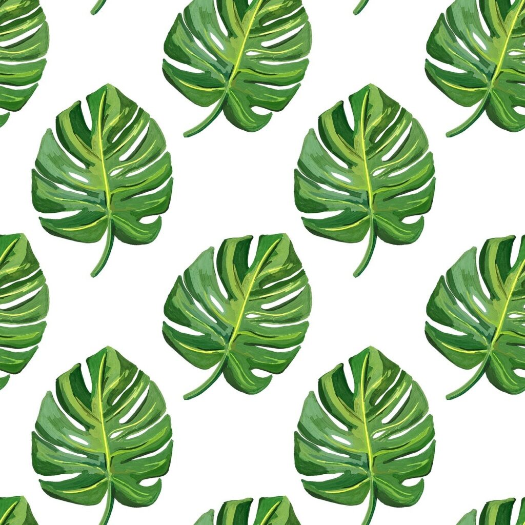 Green Leaves Print